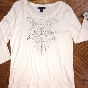 Women’s embellished top Size L